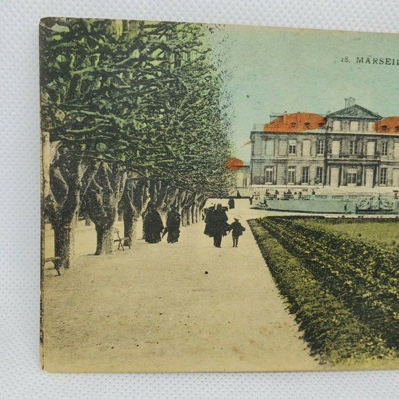 Marseille Le Chateau Borely Vintage Post Card - Picture 2 of 11